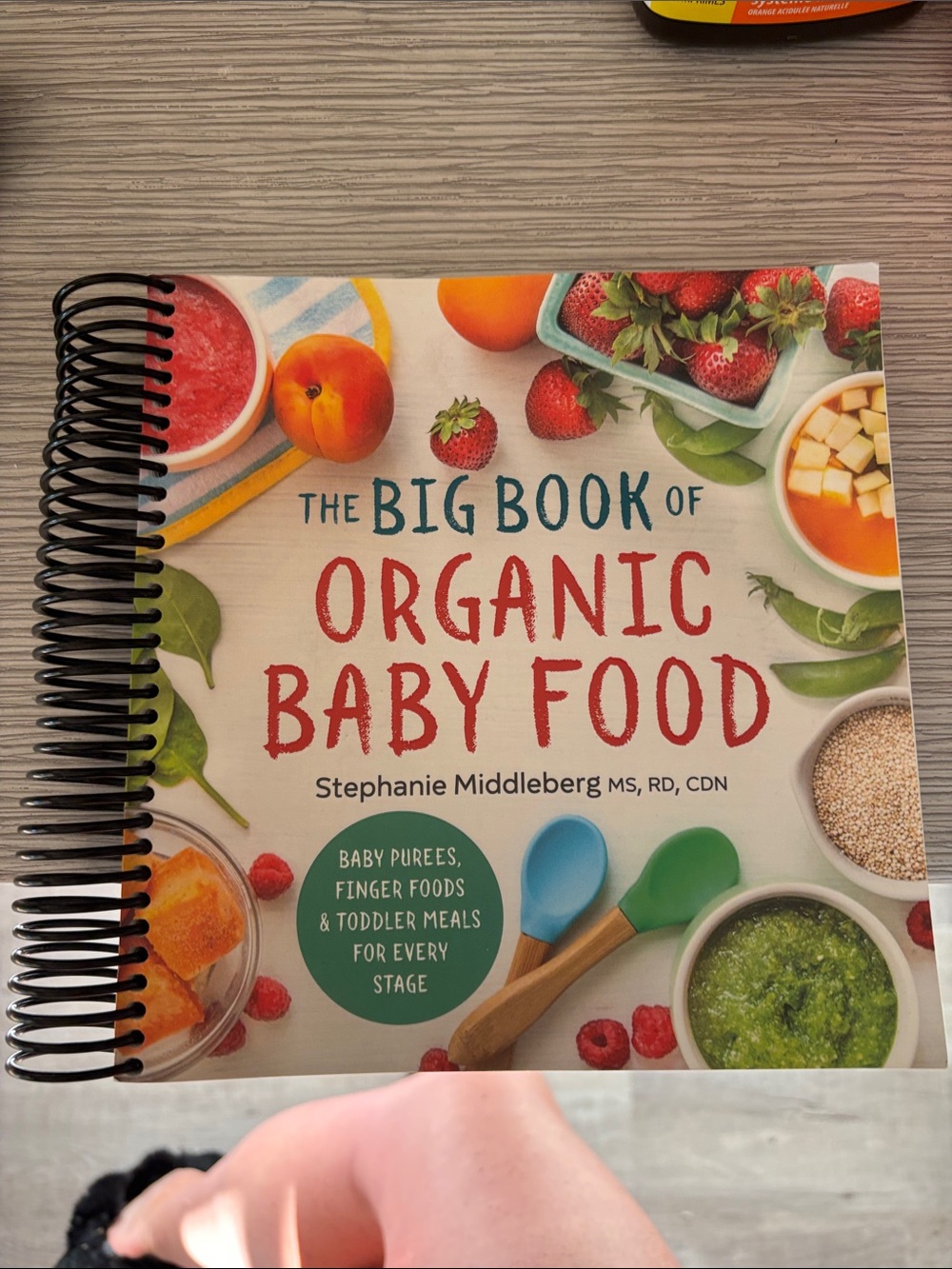 The Big Book of Organic Baby Food - Colorful Cover
